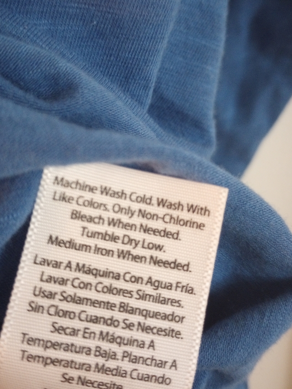 Terra & Sky Cotton Blend Bright Blue V-Neck Lightweight Sweatshirt Women Size 4x — image 8 of 8